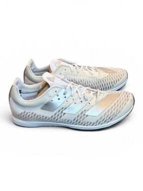 Adidas Adizero XC Sprint Spikes Running Shoes Women’s 7 White/Metallic READ